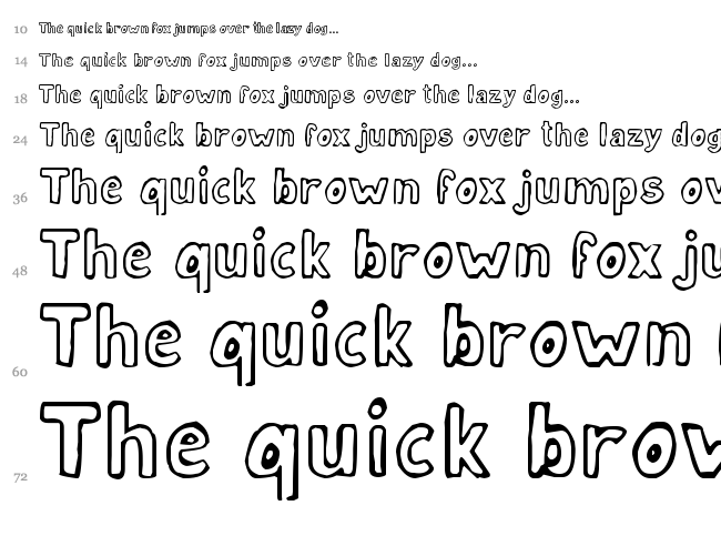 Jellyka Lucky Day font waterfall